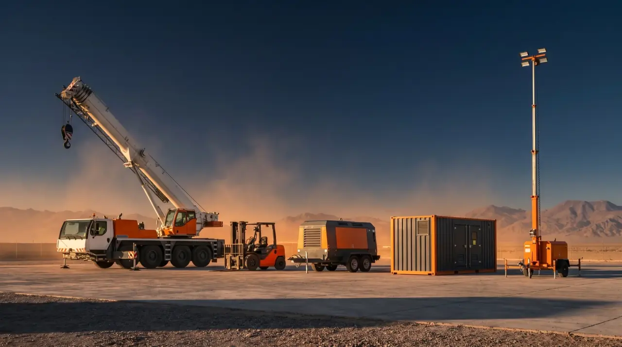 10 Ten Rental equipment fleet
